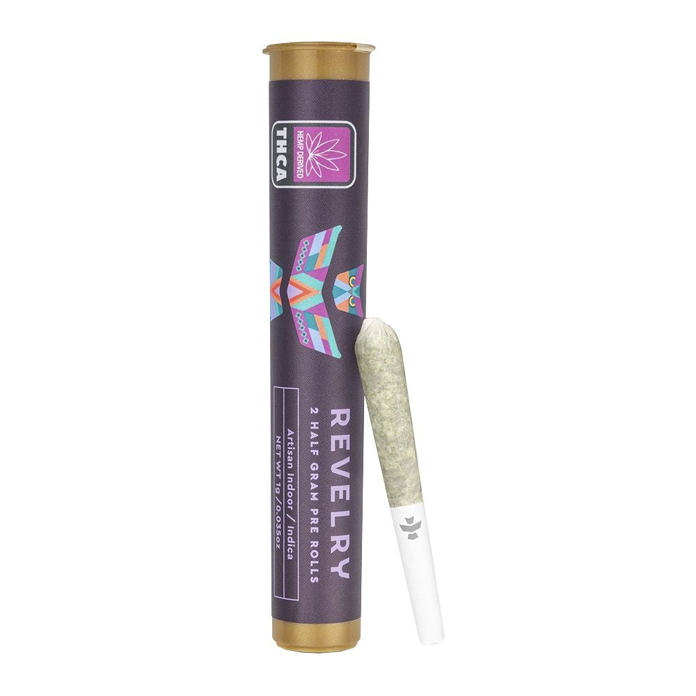 Revelry Premium Indoor THCA Pre-Rolls | 0.5g | 2pc Pack