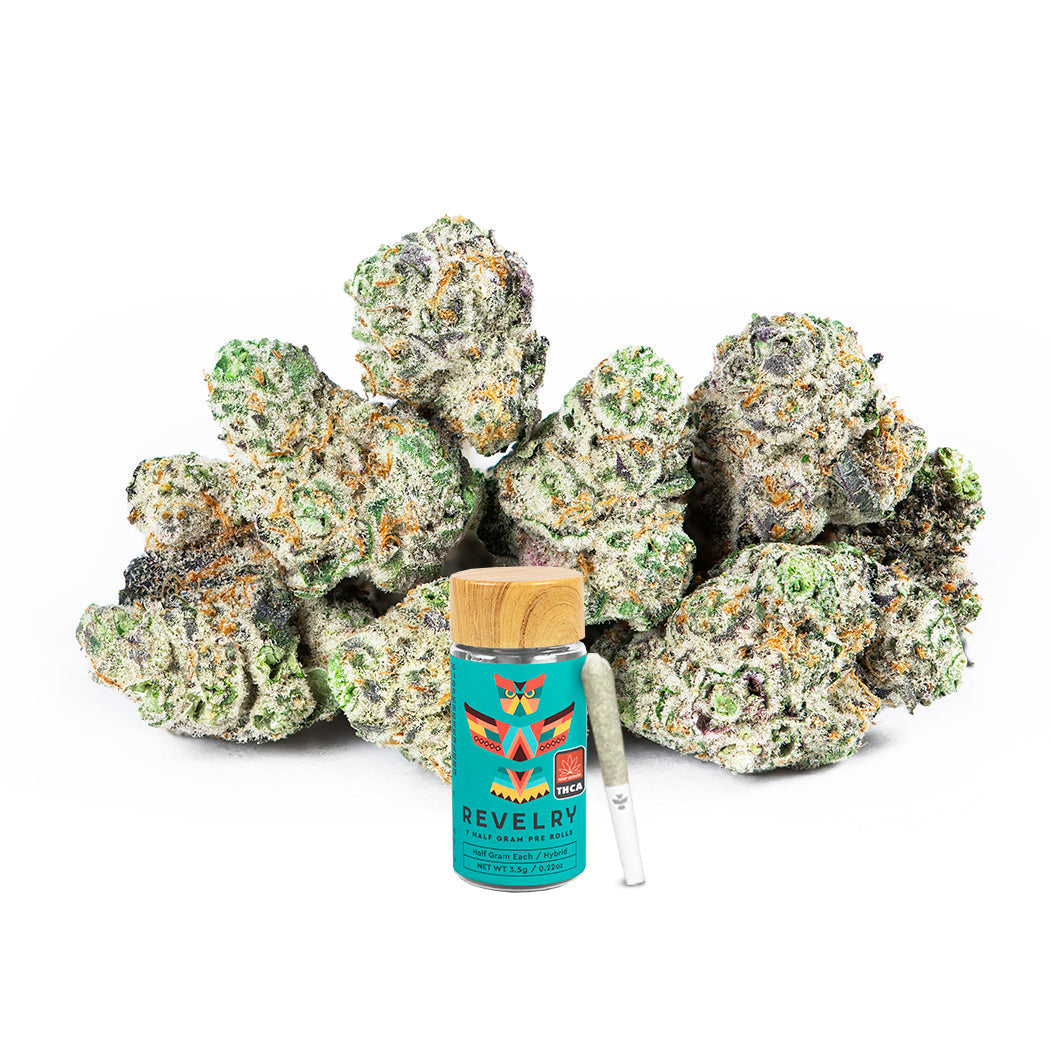 Revelry Georgia Pie THCA Pre Rolls 7 Pack