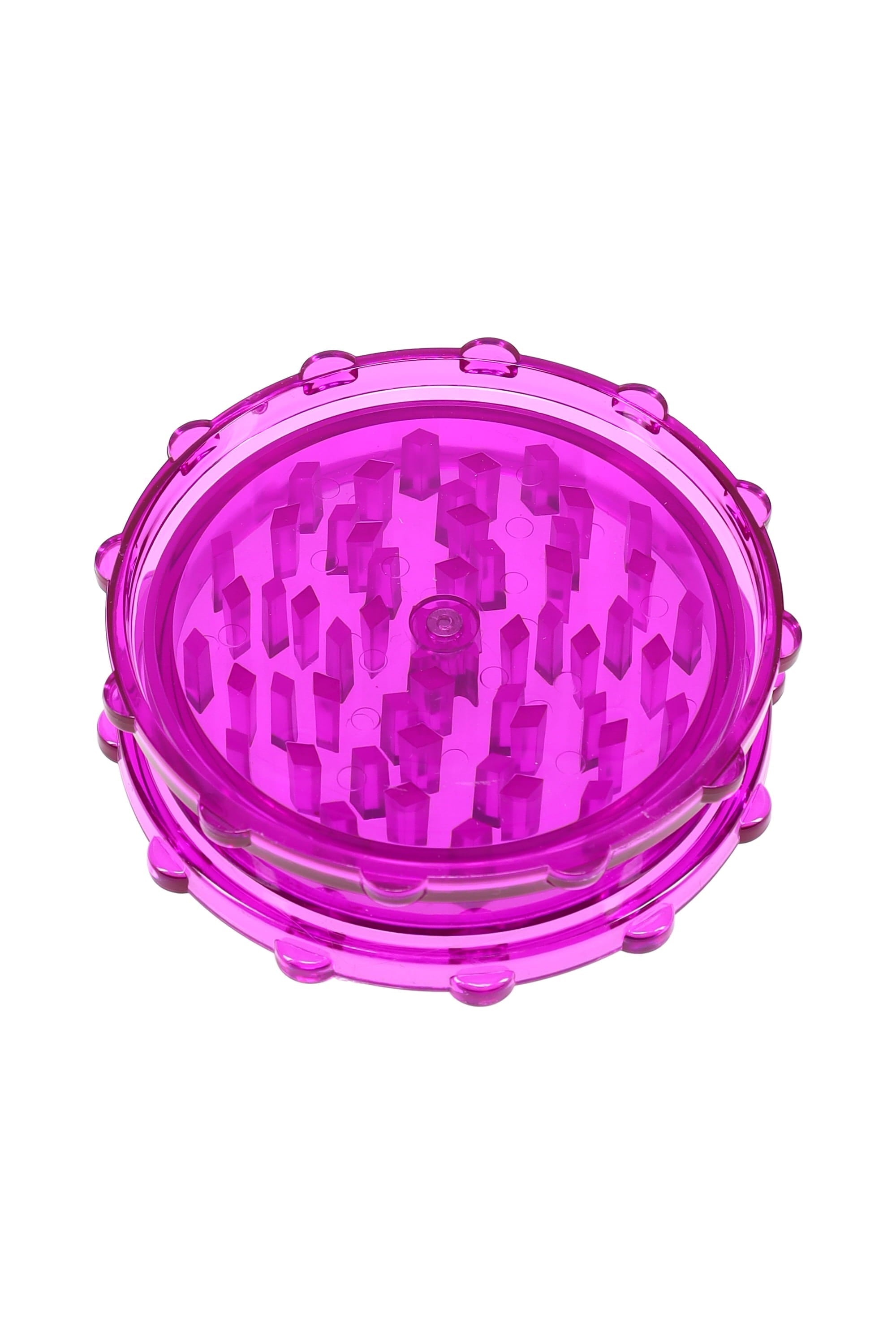 3" Acrylic Magnetic 2-Part Herb Grinder “Color Pop” – Choose Color