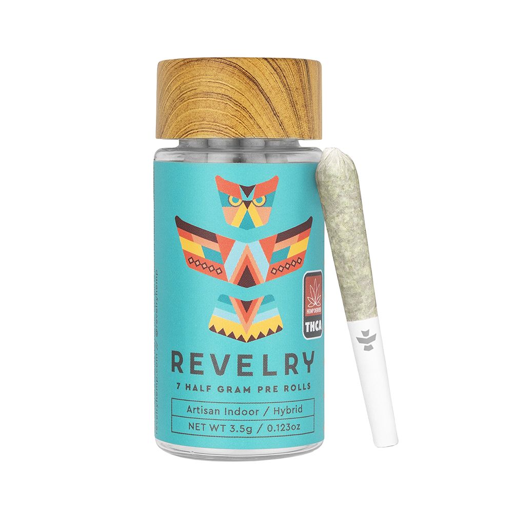 Revelry Premium Indoor THCA Pre-Rolls | 0.5g | 7pc Pack